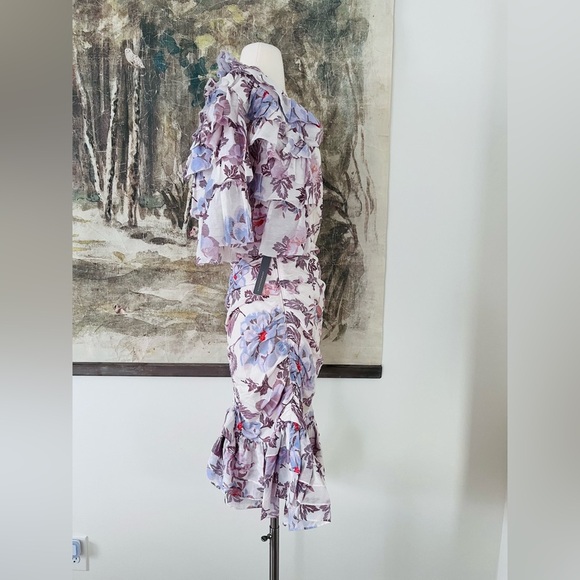 Anthropologie Magali Pascal Desa One-Shoulder Mini Dress Size XL NWT $595 - Picture 6 of 16